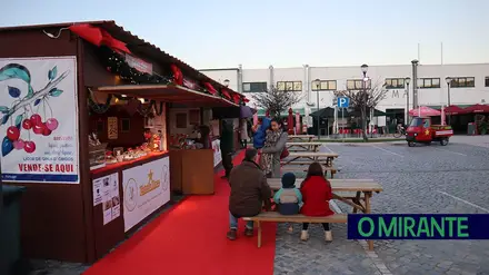 Mercado de Natal de Alpiarça recebeu "O Mundo do Chocolate"