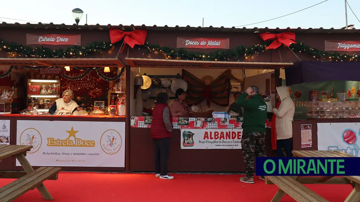 Mercado de Natal de Alpiarça recebeu "O Mundo do Chocolate"