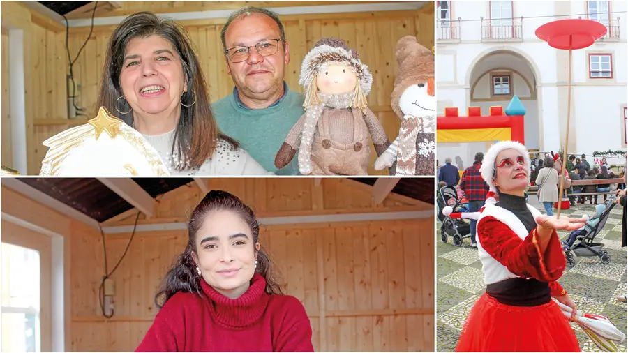 Vendedores de Tomar que ajudam a dar vida ao Mundo Mágico do Natal