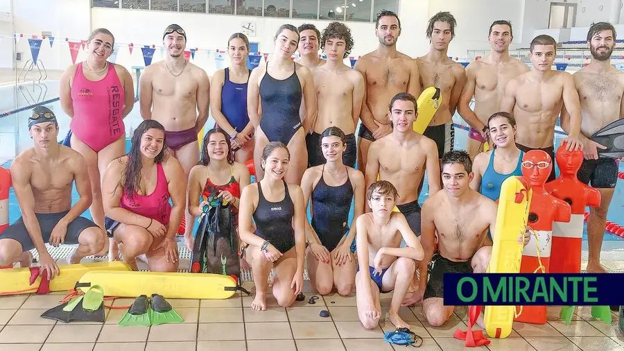 A Búzios de Coruche marcou presença no 1º Estágio Técnico Aberto da Federação Portuguesa de Nadadores Salvadores