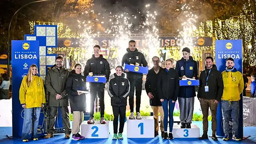 João Nuno Baptista sobe ao pódio na São Silvestre de Lisboa