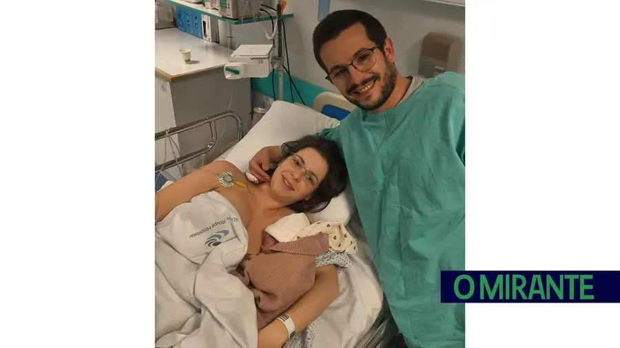 Primeiro bebé do ano na maternidade de Abrantes é de uma família de Santarém