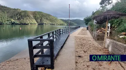 Ferreira do Zêzere melhora acessos pedonais à praia fluvial do Lago Azul