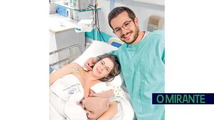 Maria Teresa é filha de pais de Santarém e foi a primeira a nascer em 2026 em Abrantes
