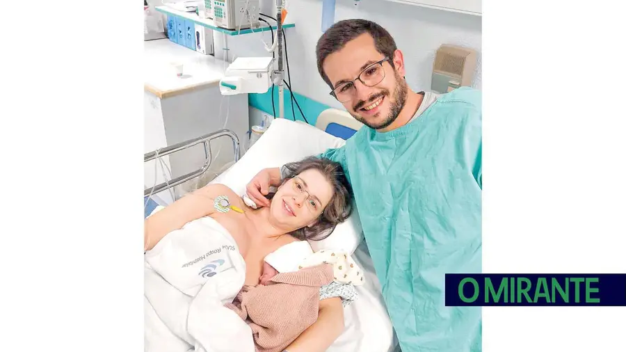 Maria Teresa é filha de pais de Santarém e foi a primeira a nascer em 2026 em Abrantes