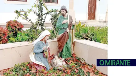 Figuras roubadas do presépio de Pernes continuam por localizar