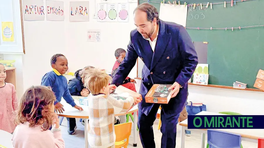 Todos os alunos do pré-escolar e do 1º ciclo do concelho de Santarém