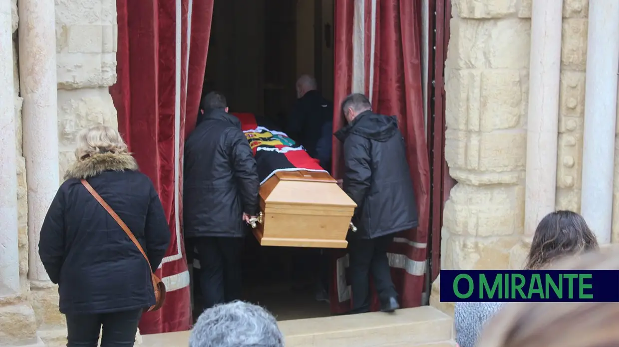 O último adeus a Zeca Pereira em Tomar