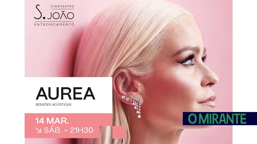 Aurea canta no Cineteatro São João com espectáculo acústico