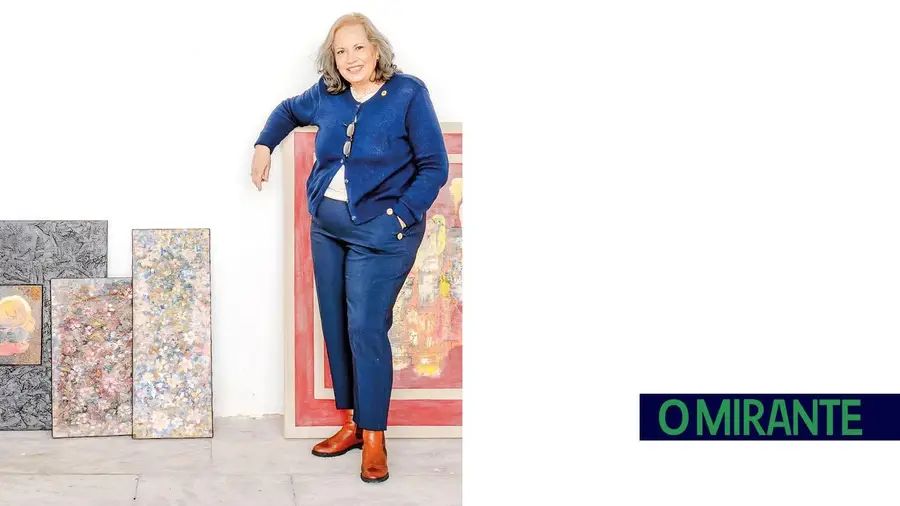 Pintura de Alice Reis para ver em Santarém