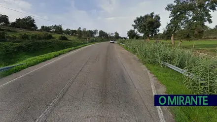 EN114 cortada entre Santarém e Coruche devido a abatimento do piso