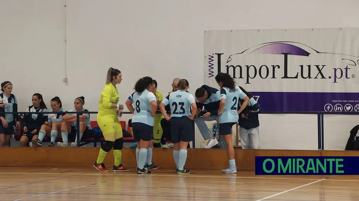 Azinhaga viveu a emoção da liga de futebol feminino