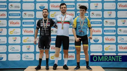 José Miranda revalida título nacional de pista em paraciclismo
