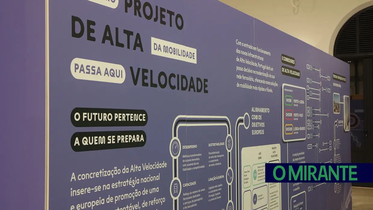 Mercado de Santarém recebe exposição da Infraestruturas de Portugal
