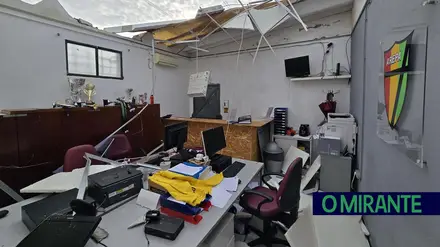 Depressão Kristin obriga AREPA a encerrar secretaria no Parque de Jogos Acílio Rocha