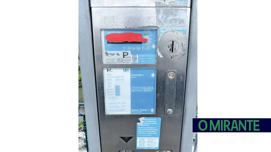 Parquímetros KO antes do apito inicial