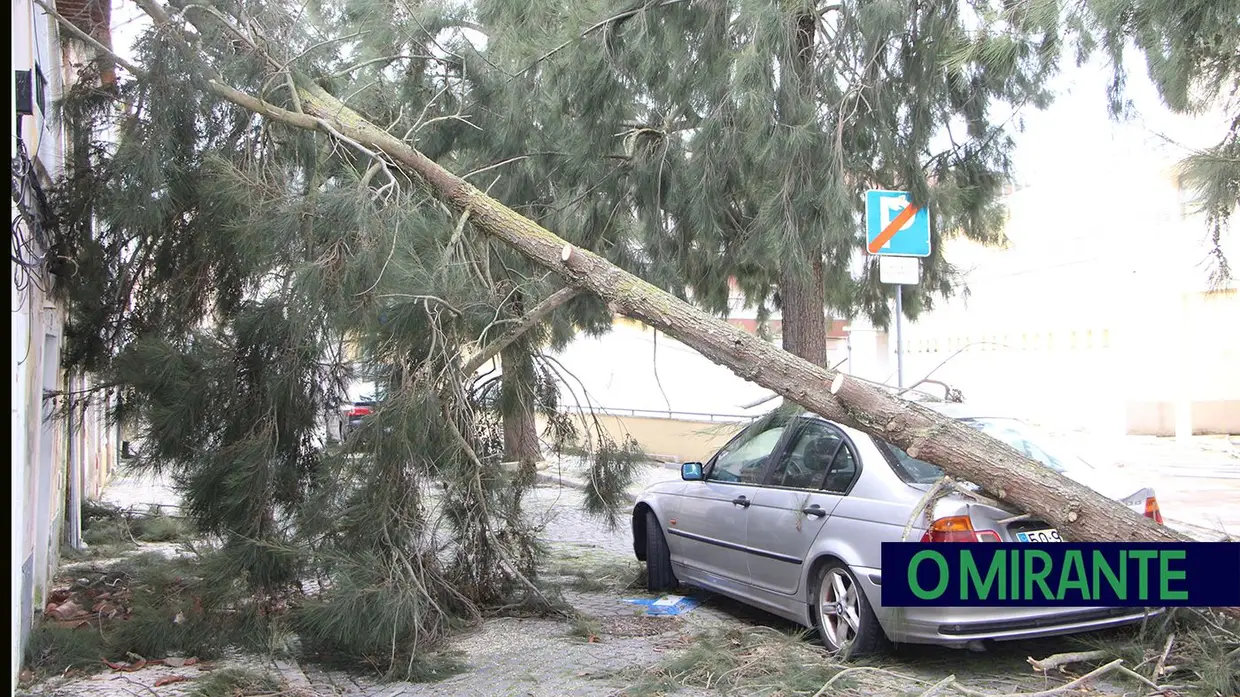 Depressão Kristin deixa rasto de caos em Tomar