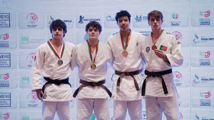 Equipa de cadetes da Sociedade Filarmónica Gualdim Pais conquistou a medalha de bronze. Foto Sociedade Filarmónica Gualdim Pais 