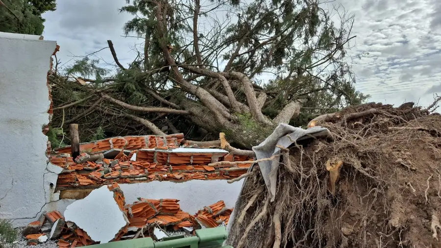 Tempestade causa destruição nos cemitérios da Barroca e Lamarosa
