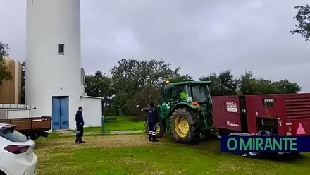 Gerador garante água à população da Barrosa após cortes de energia