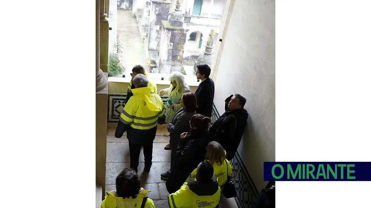 Ministra da Cultura visita património de Tomar após estragos da depressão Kristin