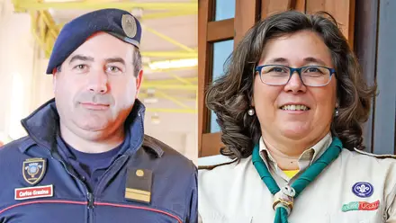 Carlos Grazina e Susana Pires