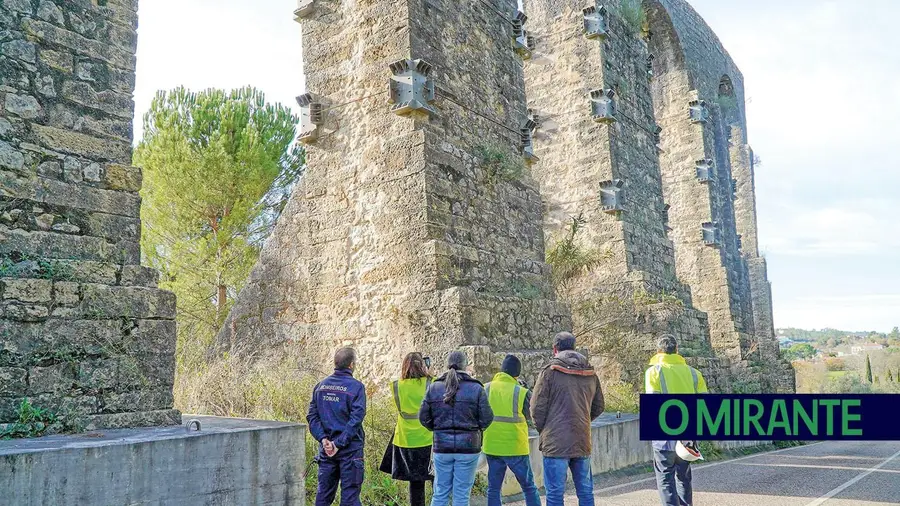 Circulação de peões vai ser interdita no Aqueduto dos Pegões