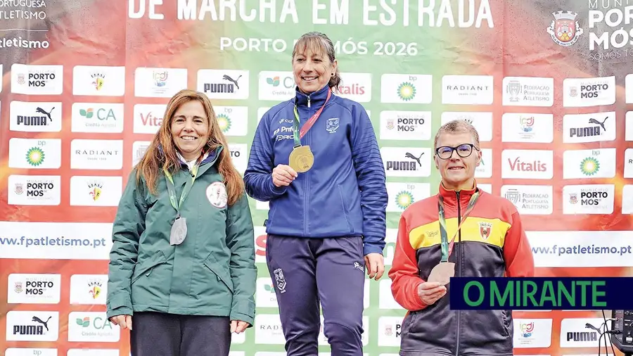 Atletas do Povoense em bom plano nos campeonatos de marcha