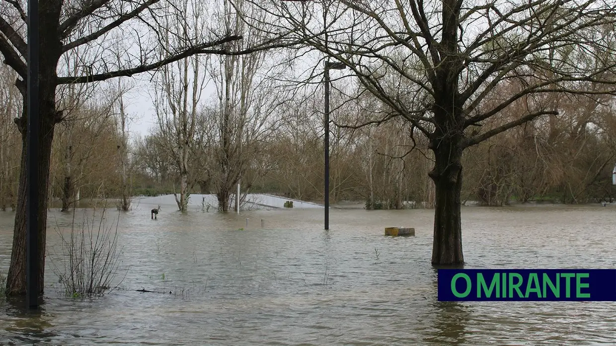 Ribeira de Santarém prepara-se para a subida do Tejo