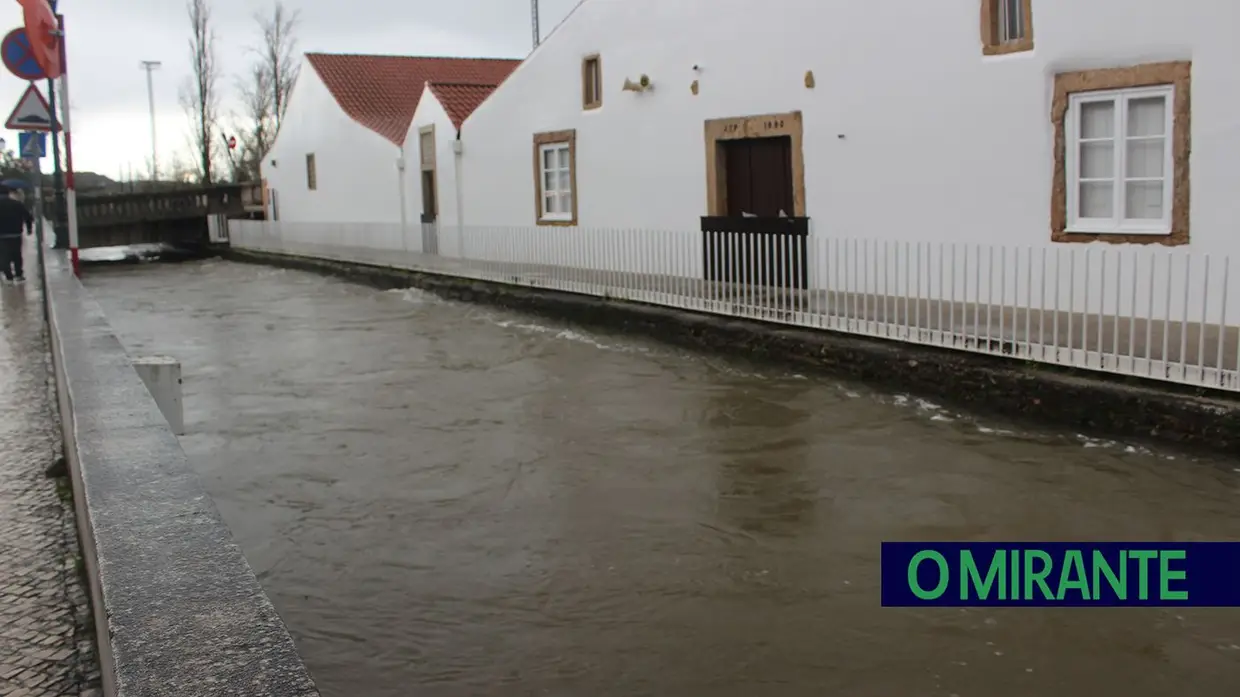 Parque do Flecheiro volta a ficar submerso em Tomar