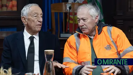 Presidente da República avalia estragos em Azambuja