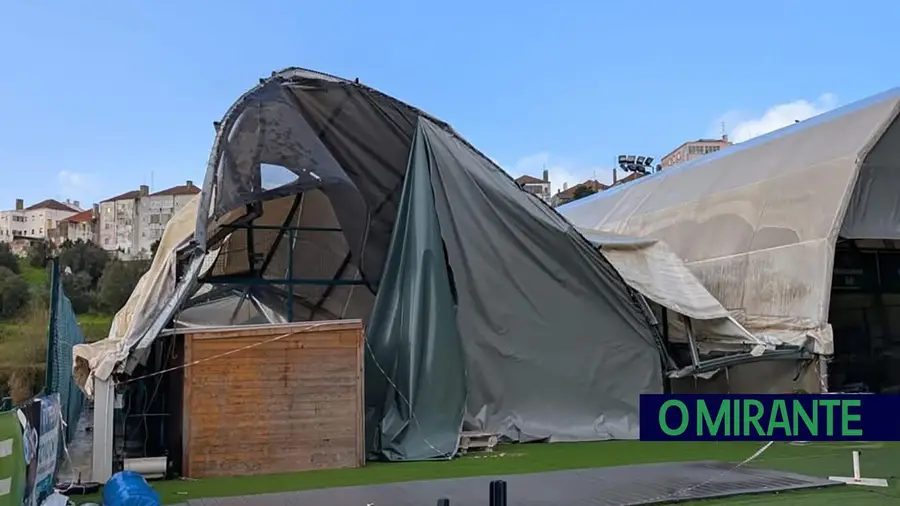 Clube de Ténis de Santarém lança apelo após danos causados pela tempestade