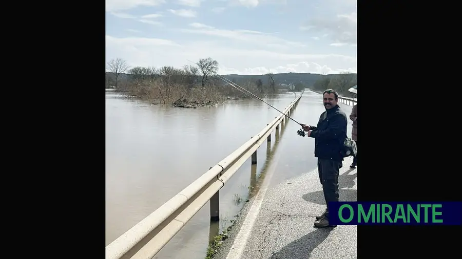 No Dique dos 20 na Golegã lançou-se a cana mas nenhum peixe mordeu