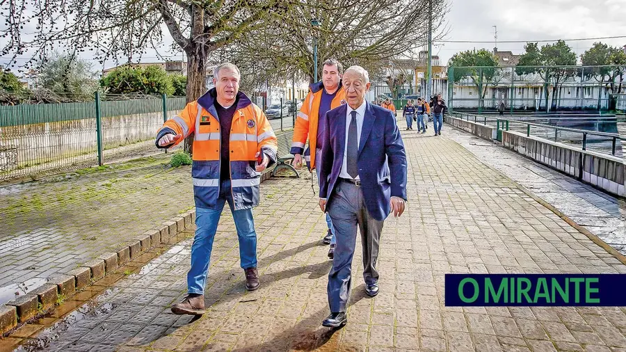Marcelo e Montenegro estiveram na região a acompanhar autarcas