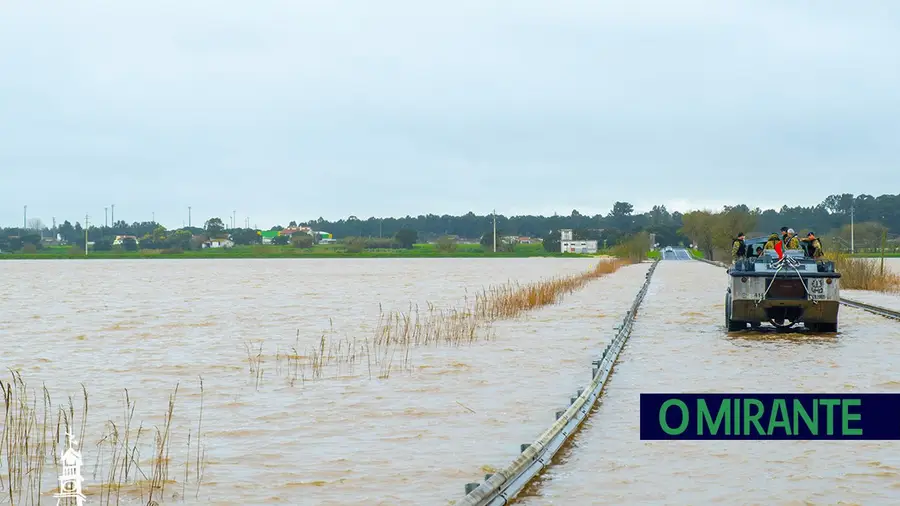 EN118 reabre ao trânsito entre Benavente e Salvaterra após horas de constrangimentos