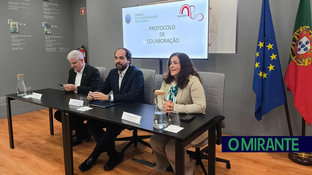 Ordem dos Engenheiros Região Sul e Município de Santarém firmam parceria para o desenvolvimento técnico do concelho