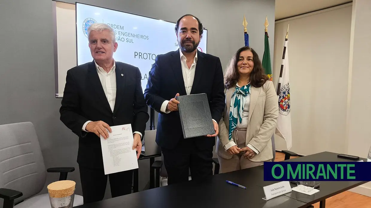 Ordem dos Engenheiros Região Sul e Município de Santarém firmam parceria para o desenvolvimento técnico do concelho