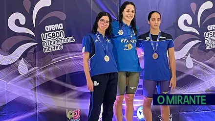 Rafaela Mendes com dois pódios em prova internacional no Jamor