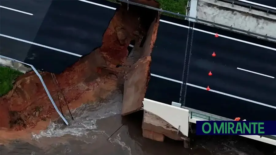 Consolidação de aterro na A1 concluída após ruptura do dique do Mondego