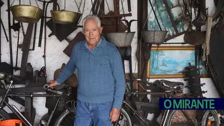 Artur Fonseca tem 80 anos e um sonho por cumprir: abrir um museu rural em Santarém