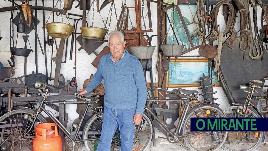 Artur Fonseca tem 80 anos e um sonho por cumprir: abrir um museu rural em Santarém
