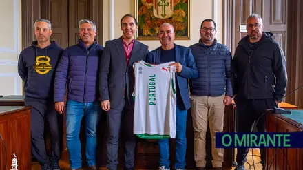 Presidente da Federação Portuguesa de Atletismo visita Complexo dos Camarinhais em Benavente