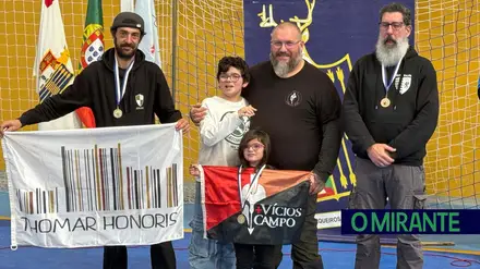 Academia de Tomar em destaque no Nacional Indoor de Arco Histórico