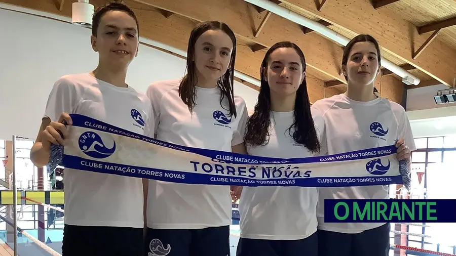 Nadadores infantis de Torres Novas conquistam pódios no Torneio Zonal Sul