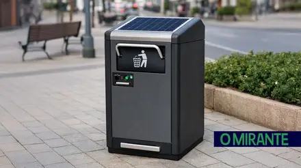 papeleira inteligente caixote do lixo esperto