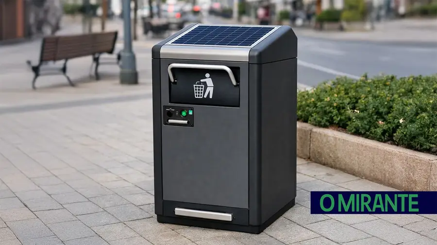 papeleira inteligente caixote do lixo esperto