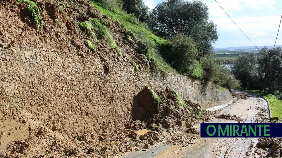 Mau tempo: 42 deslizamentos de terras registados nas encostas de Santarém