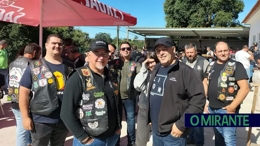Clube Motard Montanelas celebrou 20 anos em festa nas Alcobertas