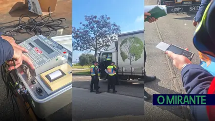 PSP detecta várias infracções em fiscalização de trânsito no Entroncamento