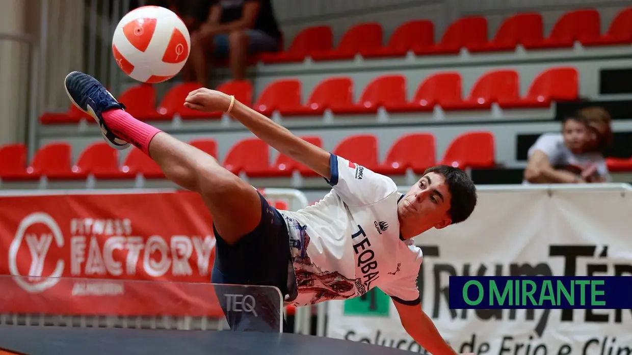 Gonçalo Reis: uma jovem promessa do teqball ao serviço dos Caixeiros e da selecção